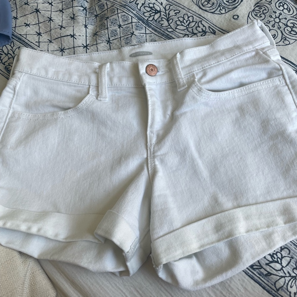 Old Navy White Jean Shorts